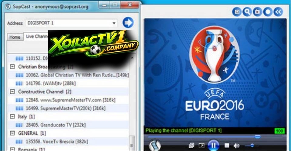 Lưu ý khi lựa chọn link sopcast
